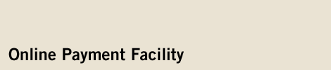 Student payment facility